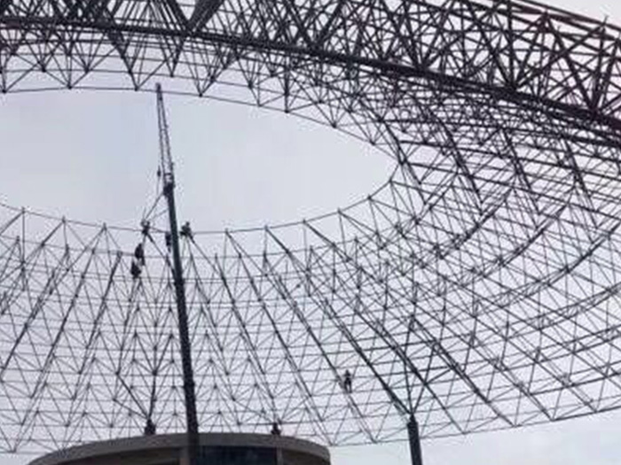 衢州篮球馆球形网架厂家价格